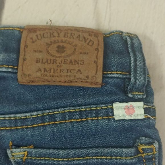 GIRL'S Lucky Brand Zoe Jeggings 4T - Picture 7 of 8